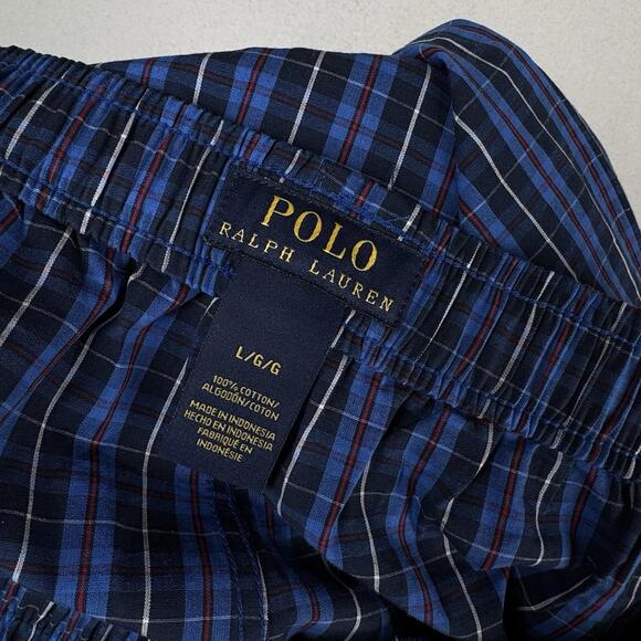 Polo Ralph Lauren Men’s Harwich‎ Plaid Pajama Pants Large - Picture 9 of 9